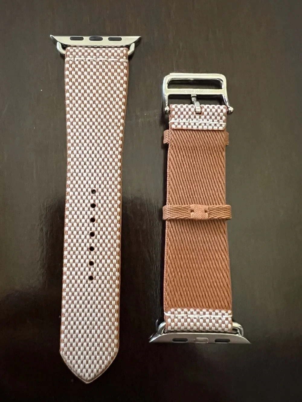 Hermes Black Smartwatch with Light Blue Numerals